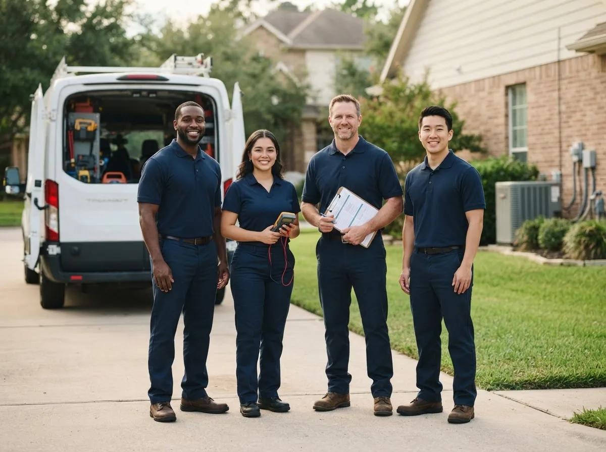 Certified HVAC technician near League City, TX